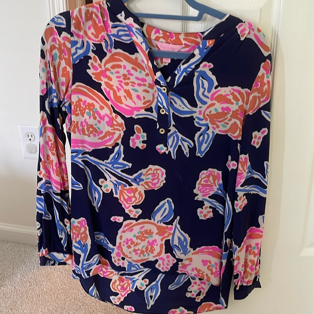 Lilly Pulitzer silk top